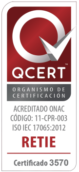 Certificado de producto: Únicamente aplica a cajas para medidores Eléctricos